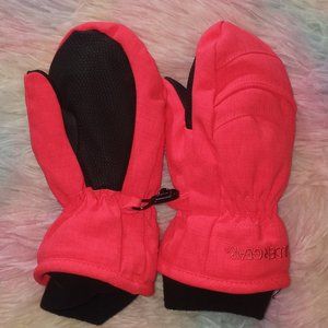 Boulder Gear Pink Mittens
